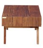 Tabor Sheesham Wood Coffee Table In Rustic Teak