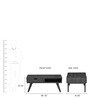 Tabor Sheesham Wood Coffee Table In Rustic Teak
