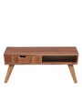 Tabor Sheesham Wood Coffee Table In Rustic Teak