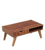 Tabor Sheesham Wood Coffee Table In Rustic Teak