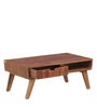 Tabor Sheesham Wood Coffee Table In Rustic Teak