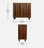 Tahara 2 Door Shoe Cabinet in Virola Wood Finish