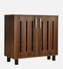 Tahara 2 Door Shoe Cabinet in Virola Wood Finish