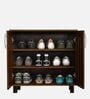 Tahara 2 Door Shoe Cabinet in Virola Wood Finish