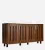Tahara 4 Door Shoe Cabinet in Virola Wood Finish