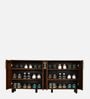 Tahara 4 Door Shoe Cabinet in Virola Wood Finish