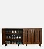 Tahara 4 Door Shoe Cabinet in Virola Wood Finish