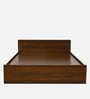 Tahara King Size Bed in Virola Wood Finish with Box Storage