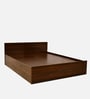 Tahara King Size Bed in Virola Wood Finish with Box Storage