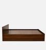 Tahara King Size Bed in Virola Wood Finish with Box Storage