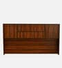 Tahara Queen Size Bed in Virola Wood Finish with Box Storage & Headboard Storage