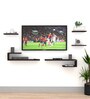 Taina TV Unit in Wenge Finish for TVs up to 55"