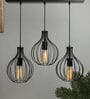Taio Black Metal Cluster Hanging Light