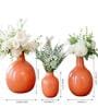 Taiyo Orange Iron (Pack of 3) Vases