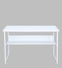 Takashi Writing Table in White Finish