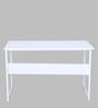 Takashi Writing Table in White Finish