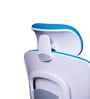 Takeo High Back Ergonomic Office Chair with 3D Adjustable Armrests Adjustable Headrest and Multi Tilt Lock Feature in Blue