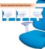 Takeo High Back Ergonomic Office Chair with 3D Adjustable Armrests Adjustable Headrest and Multi Tilt Lock Feature in Blue