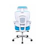 Takeo High Back Ergonomic Office Chair with 3D Adjustable Armrests Adjustable Headrest and Multi Tilt Lock Feature in Blue