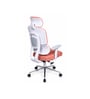 Takeo High Back Ergonomic Office Chair with 3D Adjustable Armrests Adjustable Headrest and Multi Tilt Lock Feature in Orange