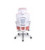 Takeo High Back Ergonomic Office Chair with 3D Adjustable Armrests Adjustable Headrest and Multi Tilt Lock Feature in Orange