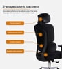 Takeo High Back Ergonomic Office Chair with 3D Adjustable Armrests Adjustable Headrest and Multi Tilt Lock Feature