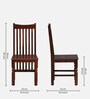 Takhat Sheesham Wood 4 Seater Dining Set In Honey Oak Finish