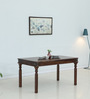 Takhat Sheesham Wood 6 Seater Dining Table In Provincial Teak Finish