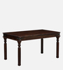 Takhat Sheesham Wood 6 Seater Dining Table In Provincial Teak Finish