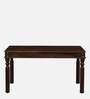 Takhat Sheesham Wood 6 Seater Dining Table In Provincial Teak Finish
