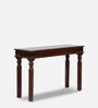 Takhat Sheesham Wood Console Table In Provincial Teak Finish