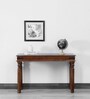 Takhat Sheesham Wood Console Table In Provincial Teak Finish