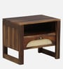 Taki Sheesham Wood Bedside Table in Provincial Teak Finish Taki Sheesham Wood Bedside Table in Provincial Teak Finish