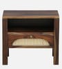 Taki Sheesham Wood Bedside Table in Provincial Teak Finish Taki Sheesham Wood Bedside Table in Provincial Teak Finish