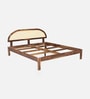 Taki Sheesham Wood King Size Bed In Provincial Teak Finish