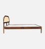 Taki Sheesham Wood King Size Bed In Provincial Teak Finish