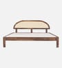 Taki Sheesham Wood King Size Bed In Provincial Teak Finish