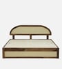 Taki Sheesham Wood King Size Bed in Provincial Teak Finish Taki Sheesham Wood King Size Bed in Provincial Teak Finish