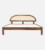Taki Sheesham Wood King Size Bed In Provincial Teak Finish