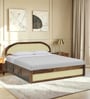 Taki Sheesham Wood King Size Bed in Provincial Teak Finish Taki Sheesham Wood King Size Bed in Provincial Teak Finish