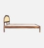 Taki Sheesham Wood Queen Size Bed In Provincial Teak Finish