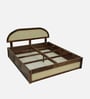 Taki Sheesham Wood Queen Size Bed in Provincial Teak Finish With Box Storage Taki Sheesham Wood Queen Size Bed in Provincial Teak Finish With Box Storage