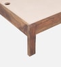 Taki Sheesham Wood Queen Size Bed In Provincial Teak Finish