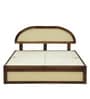 Taki Sheesham Wood Queen Size Bed in Provincial Teak Finish With Box Storage Taki Sheesham Wood Queen Size Bed in Provincial Teak Finish With Box Storage