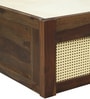 Taki Sheesham Wood Queen Size Bed in Provincial Teak Finish With Box Storage Taki Sheesham Wood Queen Size Bed in Provincial Teak Finish With Box Storage