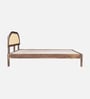 Taki Sheesham Wood Queen Size Bed In Provincial Teak Finish