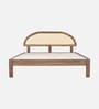 Taki Sheesham Wood Queen Size Bed In Provincial Teak Finish
