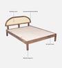 Taki Sheesham Wood Queen Size Bed In Provincial Teak Finish