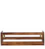 Sheesham Wood Floating Book Shelf in Provincial Teak Finish 