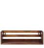 Sheesham Wood Floating Book Shelf in Provincial Teak Finish 